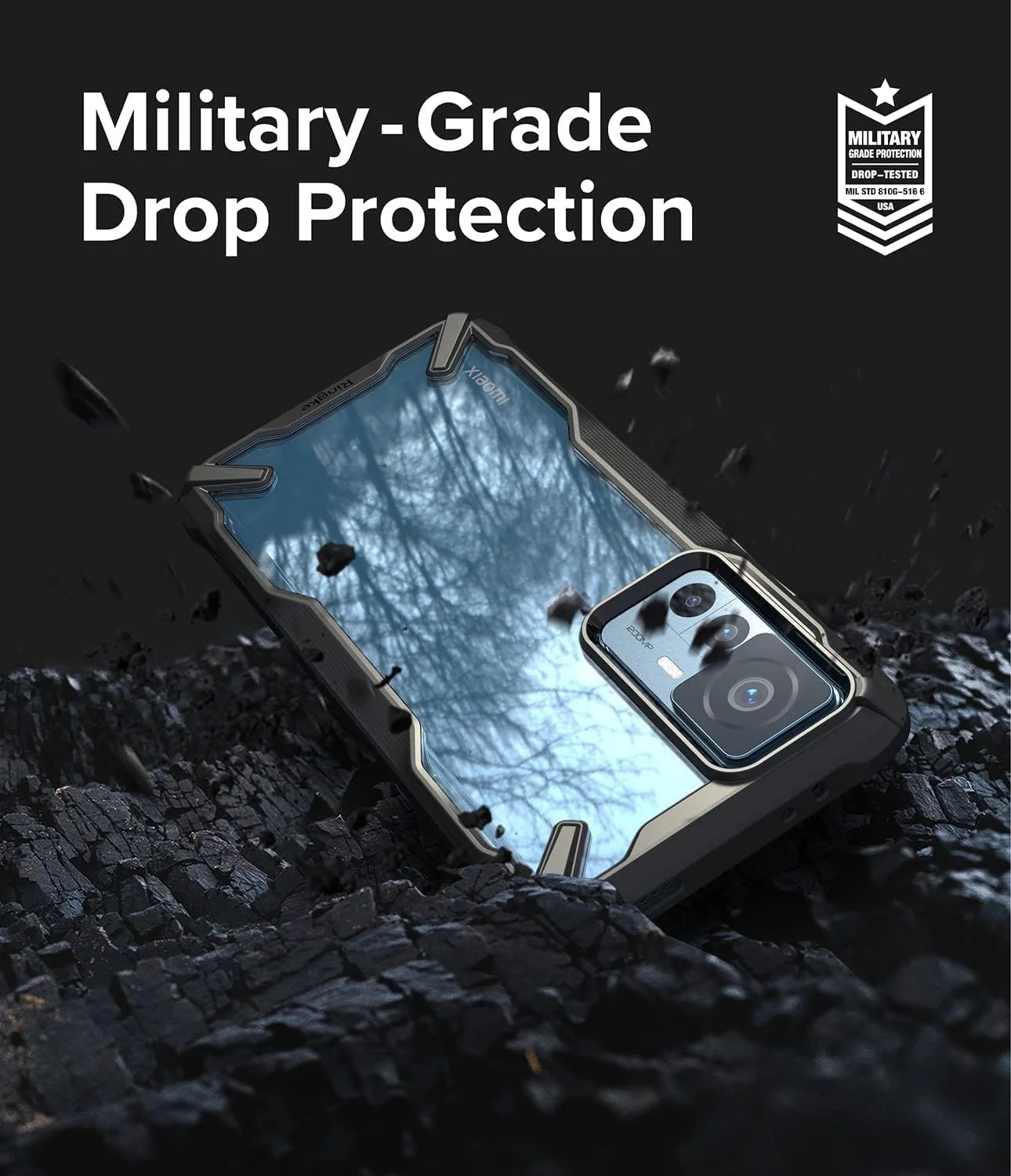 کاور محافظ ضد خش رینکه Fusion-X سازگار با گوشی های شیائومی 12T و 12T Pro، بامپر تقویت شده، پشت سخت شفاف، مقاوم در برابر ضربه، پوشش محافظ پیشرفته (مشکی) کاور محافظ ضد خش رینکه Fusion-X سازگار با گوشی های شیائومی 12T و 12T Pro، بامپر تقویت شده، پشت سخت شفاف، مقاوم در برابر ضربه، پوشش محافظ پیشرفته (مشکی)