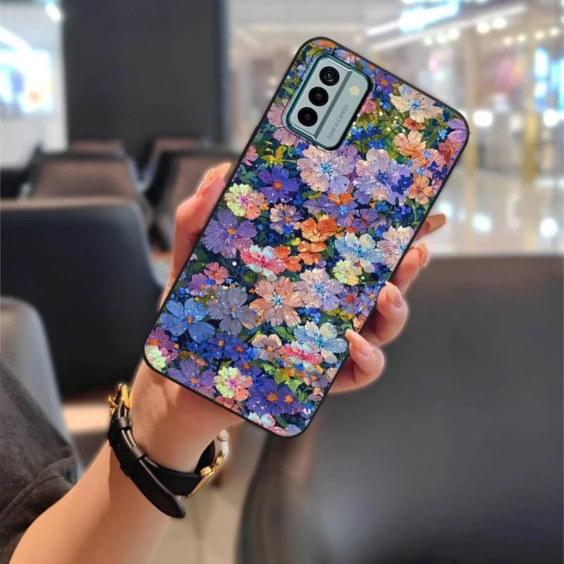 قاب گوشی سازگار با نوکیا G22، قاب پشتی نرم و بادوام با طرح های گرافیتی کارتونی، ضد ضربه، سیلیکونی، زیبا، ضد آب و ضد گرد و غبار