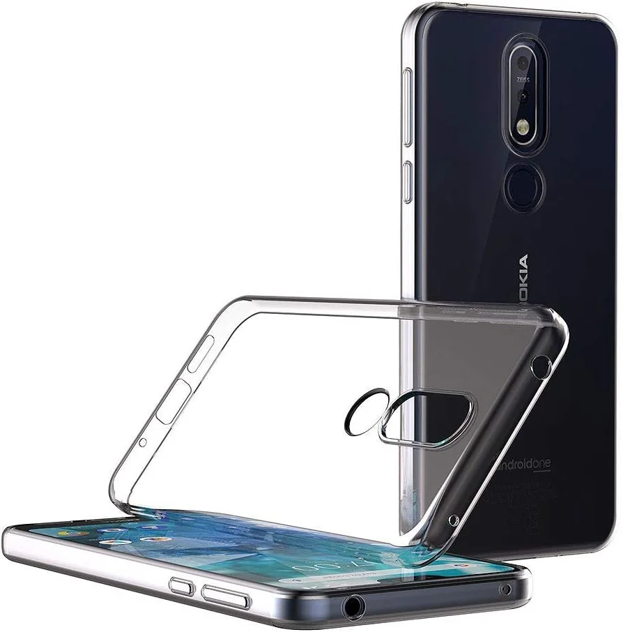 کاور محافظ ژله ای نرم TPU مای جین برای نوکیا 7.1 (5.84 اینچ) با پشت شفاف کاور محافظ ژله ای نرم TPU مای جین برای نوکیا 7.1 (5.84 اینچ) با پشت شفاف