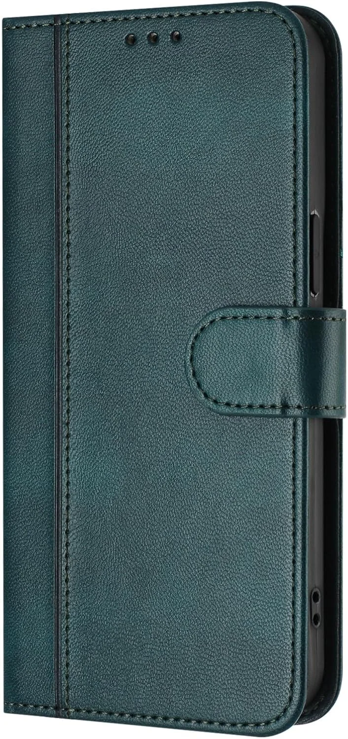 کیف چرمی تاشو برای گوشی نوکیا X10، کاور تجاری، کیف پول کارتی، کاور محافظ گوشی (سبز تیره) کیف چرمی تاشو برای گوشی نوکیا X10، کاور تجاری، کیف پول کارتی، کاور محافظ گوشی (سبز تیره)