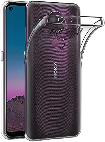 کاور محافظ گوشی نوکیا 5.4 (6.39 اینچ) ژله ای TPU نرم، بامپر و پشت شفاف