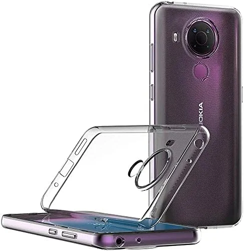 کاور محافظ گوشی نوکیا 5.4 (6.39 اینچ) ژله ای TPU نرم، بامپر و پشت شفاف