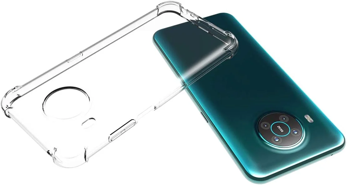 قاب محافظ گوشی نوکیا X20 / نوکیا X10 ایزی لایف گو به همراه محافظ صفحه شیشه ای (2 عدد)، باریک، ضربه گیر، لبه نرم TPU و گوشه های تقویت شده، پوشش محافظ شفاف قاب محافظ گوشی نوکیا X20 / نوکیا X10 ایزی لایف گو به همراه محافظ صفحه شیشه ای (2 عدد)، باریک، ضربه گیر، لبه نرم TPU و گوشه های تقویت شده، پوشش محافظ شفاف