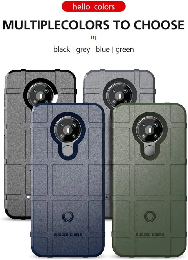 قاب محافظ هوآتیان سازگار با نوکیا 5.3، مقاوم در برابر سقوط و ضد خش، باریک، ساخته شده از سیلیکون نرم TPU و PC سخت. قاب محافظ هوآتیان سازگار با نوکیا 5.3، مقاوم در برابر سقوط و ضد خش، باریک، ساخته شده از سیلیکون نرم TPU و PC سخت.