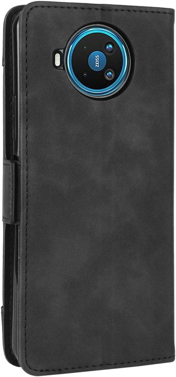 کیف محافظ گوشی نوکیا 8.3 5G با جای کارت، کیف چرمی تاشو با استند برای نوکیا 8.3 5G، قاب گوشی مغناطیسی رترو، کیف پول گوشی با جای کارت