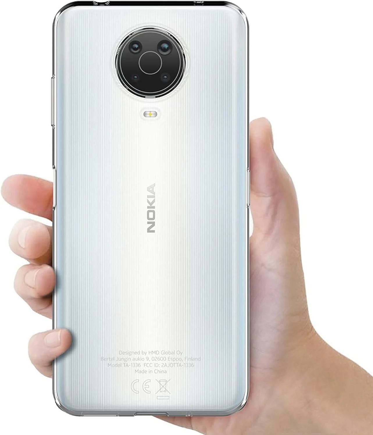 کاور محافظ گوشی نوکیا G10 / نوکیا G20 (6.52 اینچ) جنس ژله ای TPU نرم، ضربه گیر و پشت شفاف