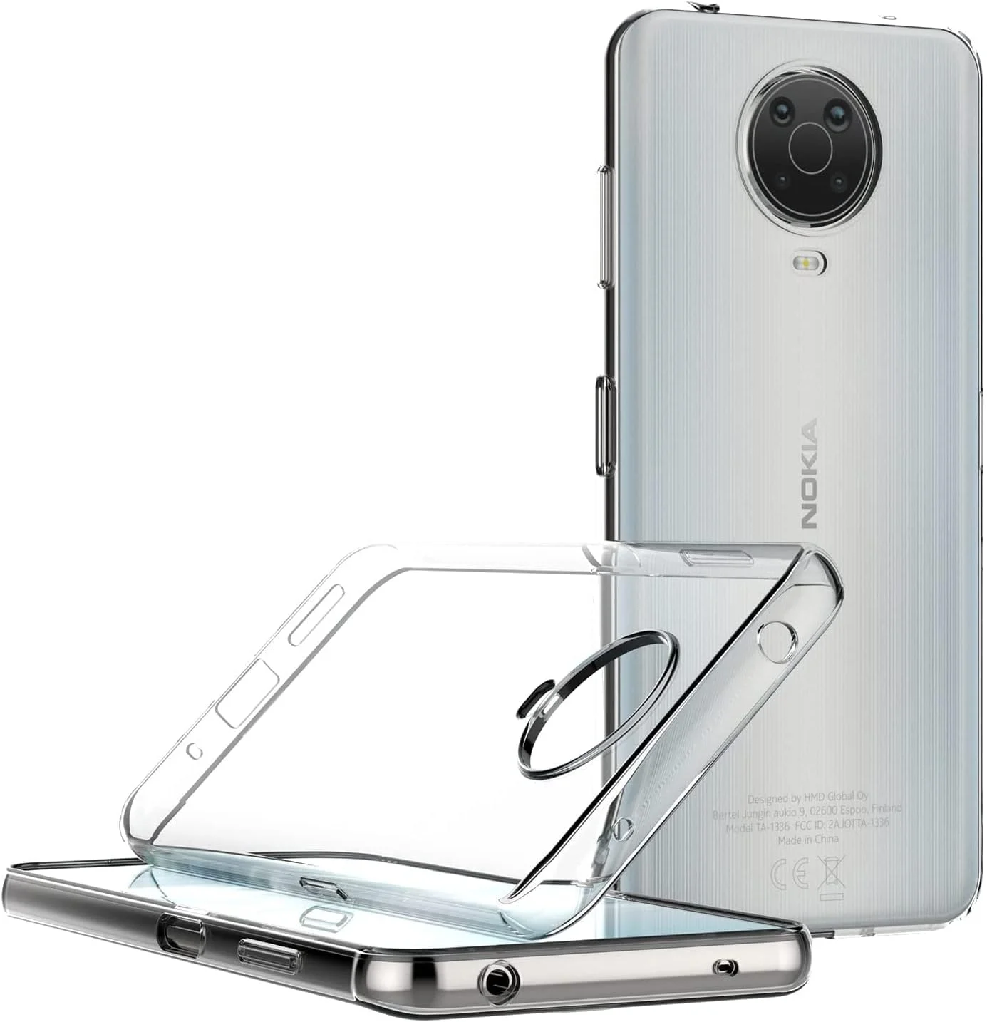 کاور محافظ گوشی نوکیا G10 / نوکیا G20 (6.52 اینچ) جنس ژله ای TPU نرم، ضربه گیر و پشت شفاف