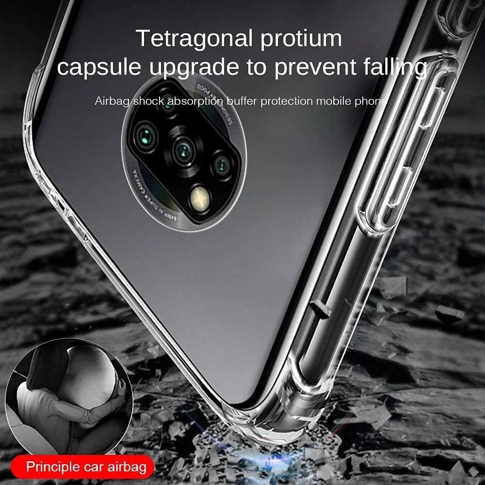 [1+2] کاور محافظ گوشی نوکیا X30 5G به همراه محافظ صفحه نمایش (2 عدد)، کاور محافظ TPU نرم و شفاف با چهار گوشه تقویت شده، ضد ضربه و ضد خش برای نوکیا X30 5G (شفاف)