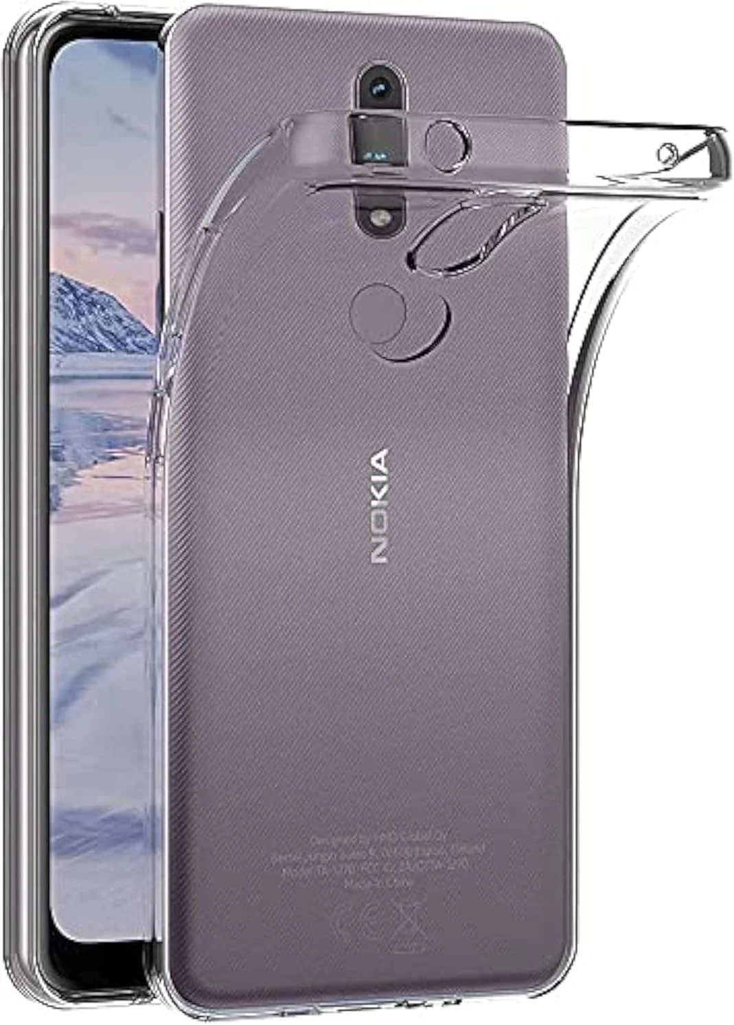 کاور محافظ ژله ای TPU نرم MaiJin برای نوکیا 2.4 (6.5 اینچ) با پشت شفاف