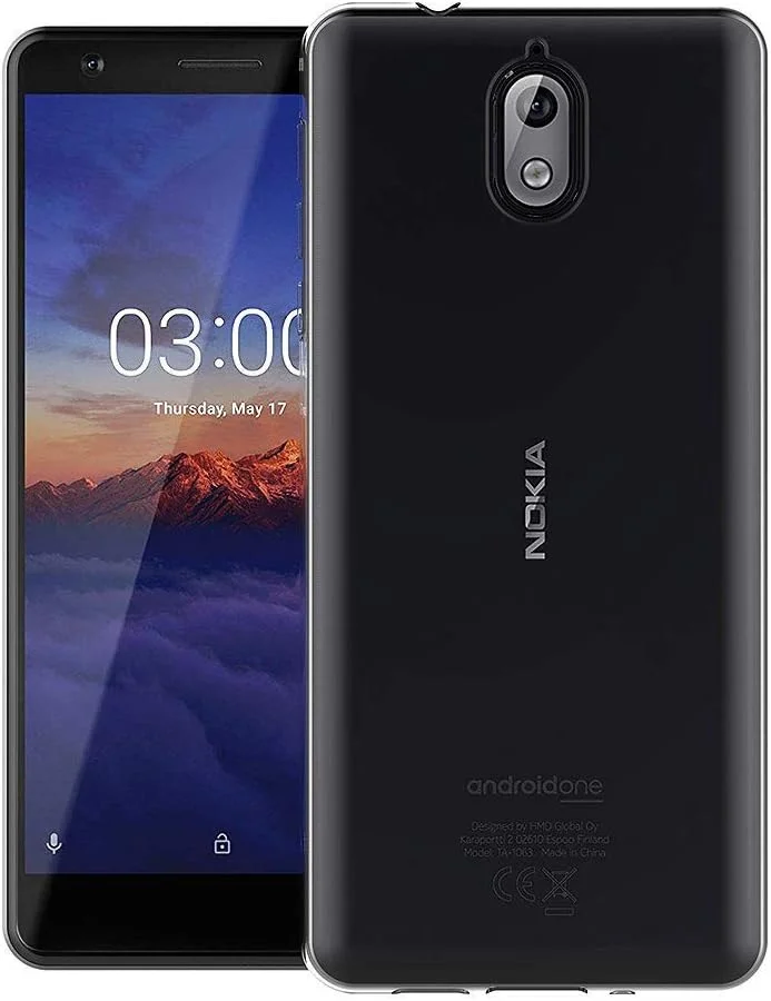 قاب محافظ ژله ای نرم MaiJin برای نوکیا 3.1 (5.2 اینچ) با پوشش پشتی شفاف