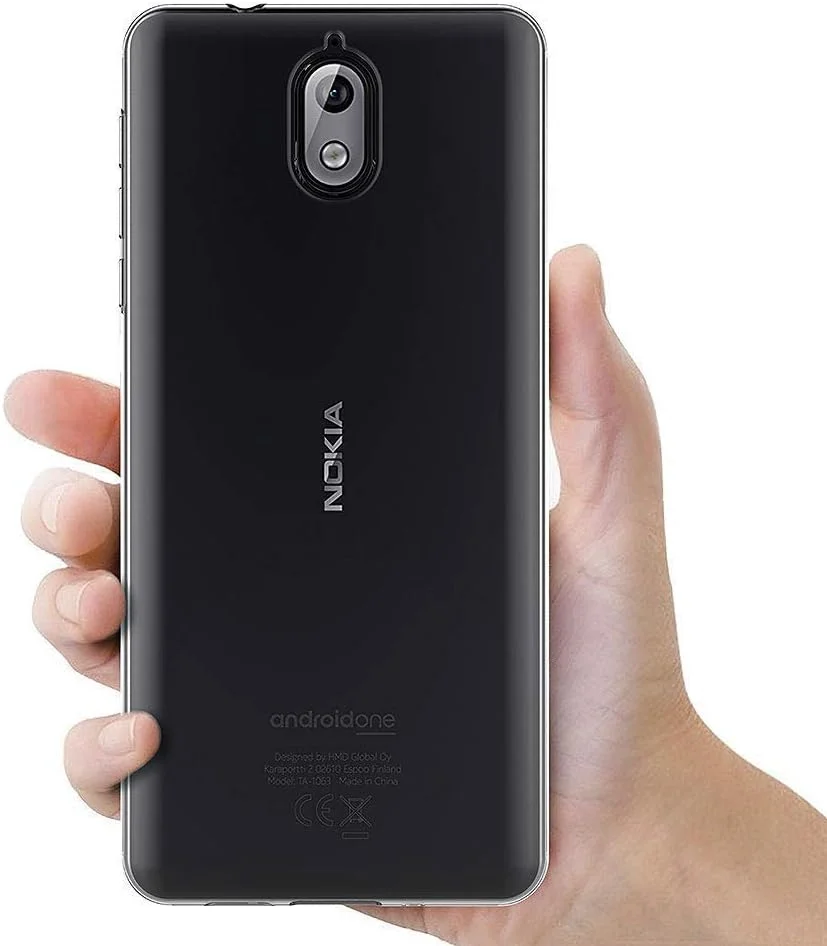 قاب محافظ ژله ای نرم MaiJin برای نوکیا 3.1 (5.2 اینچ) با پوشش پشتی شفاف