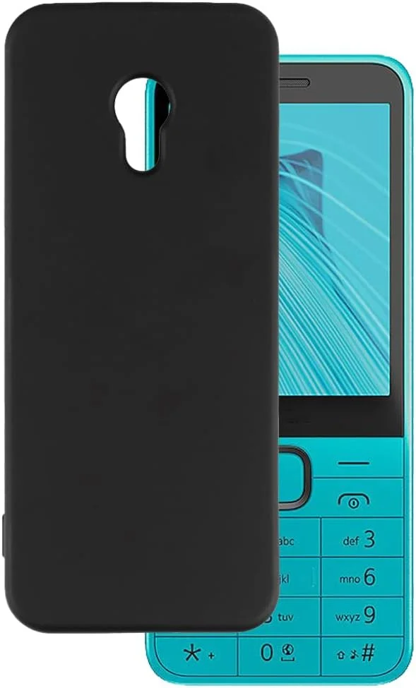 کاور محافظ [4 در 1] سازگار با نوکیا 235 4G 2024 به همراه بند گردنی، بند مچی و حلقه نگهدارنده، کاور محافظ ضد ضربه، کیت مسافرتی ایمن (ست مشکی + آبی)