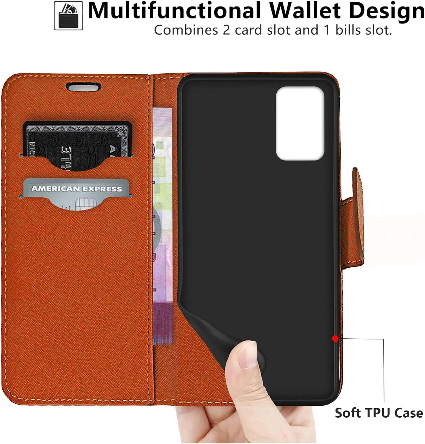 کیف چرمی SHIYENA برای نوکیا G22، کیف پول تاشو چرمی با جای کارت مغناطیسی و پایه نگهدارنده کیف چرمی SHIYENA برای نوکیا G22، کیف پول تاشو چرمی با جای کارت مغناطیسی و پایه نگهدارنده