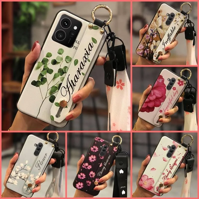 قاب گوشی سازگار با نوکیا HMD Skyline، محافظ بادوام ضد ضربه بند ضد گرد و غبار ضد ضربه طرح گل پوشش پشتی حلقه مقاوم در برابر خاک