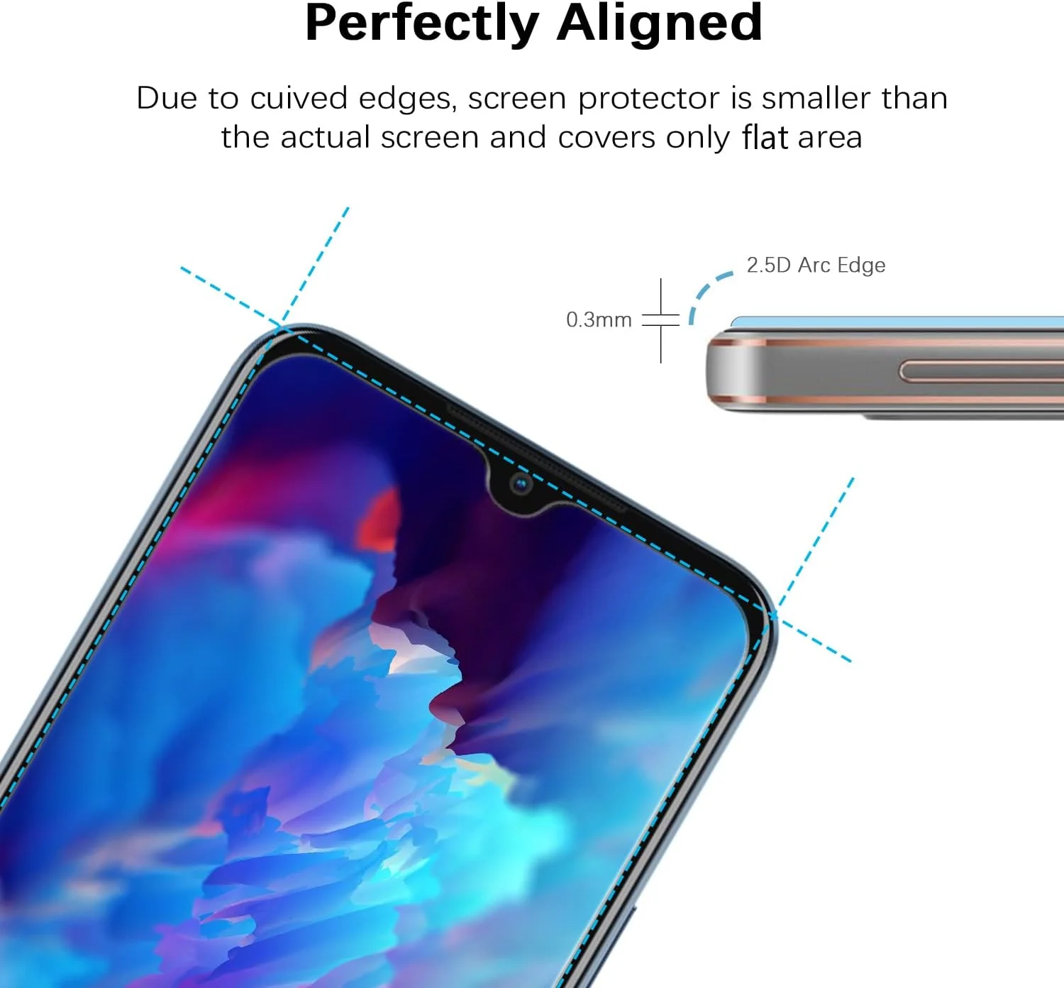 قاب محافظ SCL برای نوکیا G50 به همراه محافظ صفحه نمایش [بسته 2 عددی] + کاور، محافظ TPU ضد خش و ضد اثر انگشت