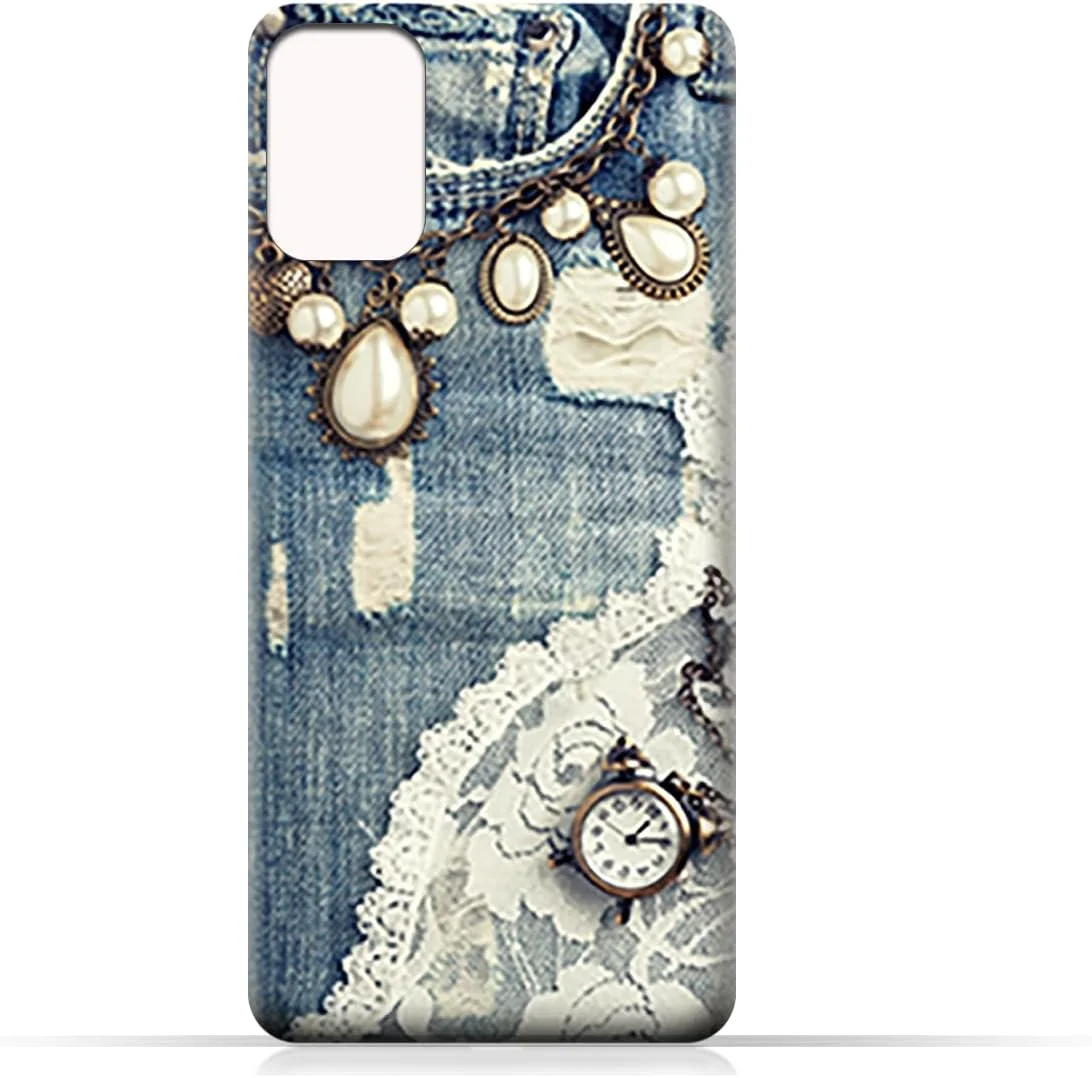 کاور محافظ گوشی نوکیا C32 با طرح جین مدرن، برند AMC Design