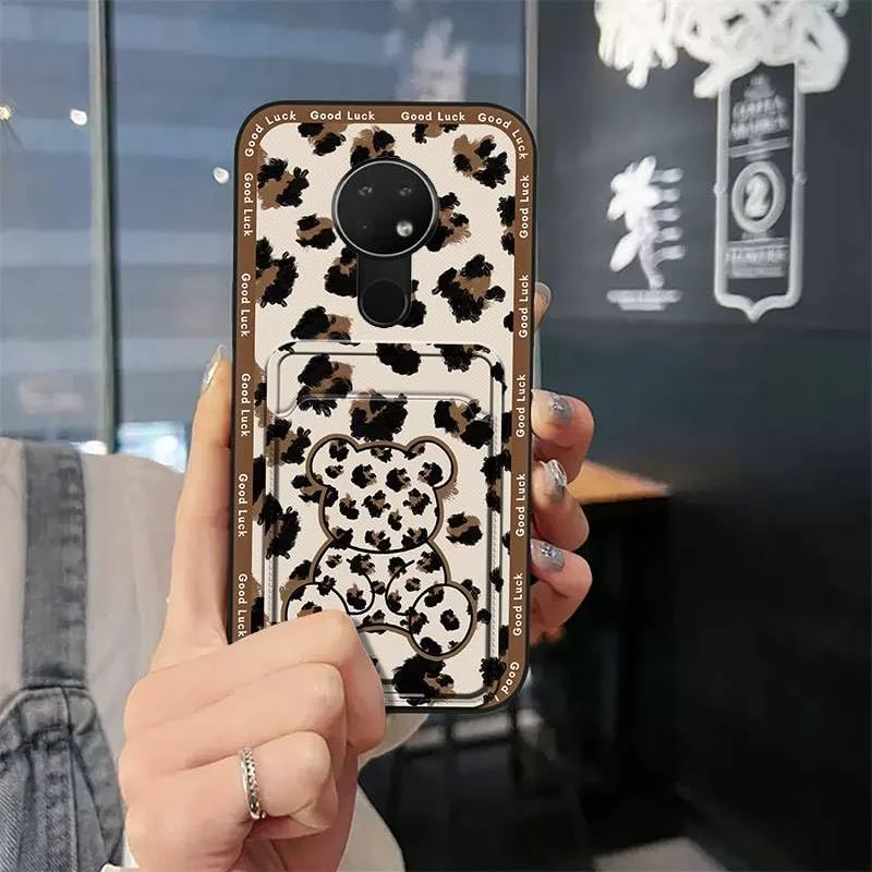 کاور گوشی Lulumi مناسب برای نوکیا 6.2/7.2، کاور طراحی فشن، محافظ گوشی TPU، کیف کارت بادوام و زیبا، کاور پشتی ضد ضربه، کیف گوشی موبایل، طرح گرافیکی