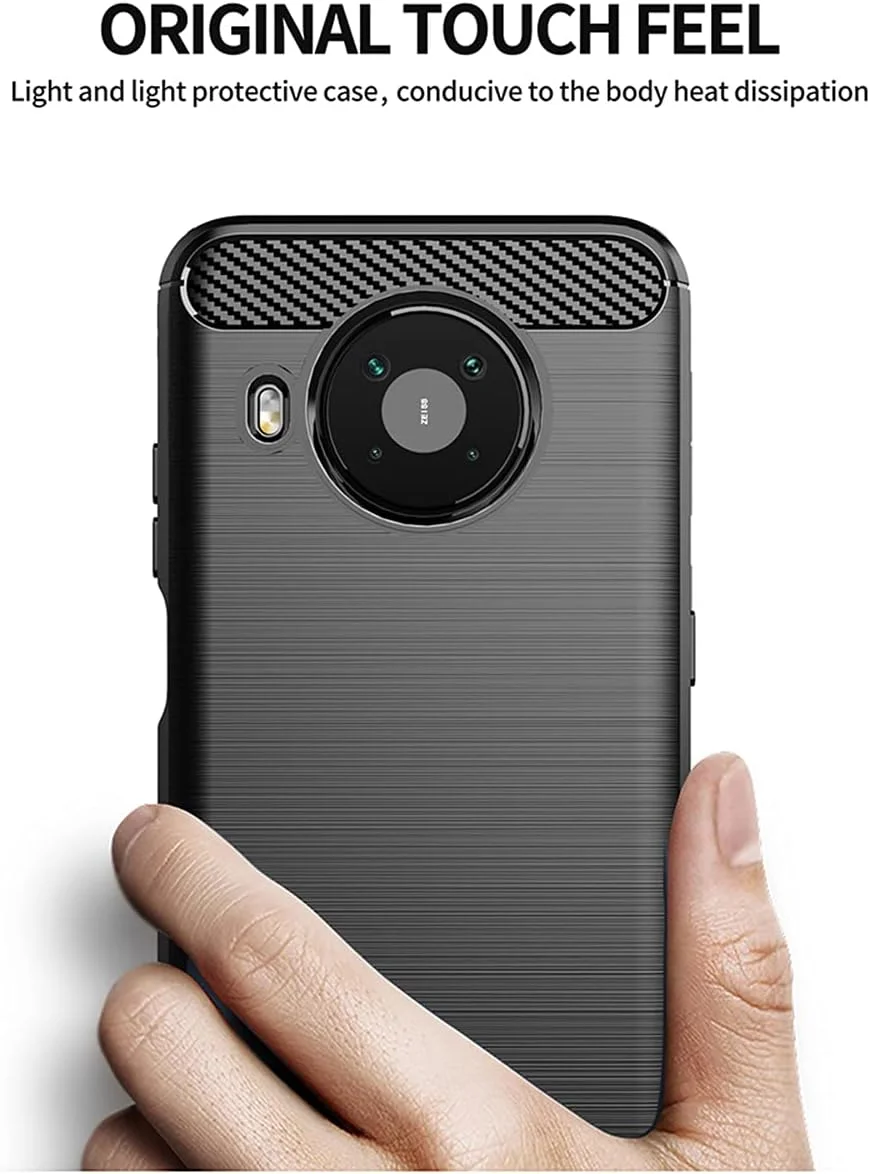 قاب گوشی بیدییو برای نوکیا X20، ضد خش، باریک و ضد ضربه، پوشش محافظ TPU انعطاف پذیر، قاب گوشی برای نوکیا X20 (آبی)