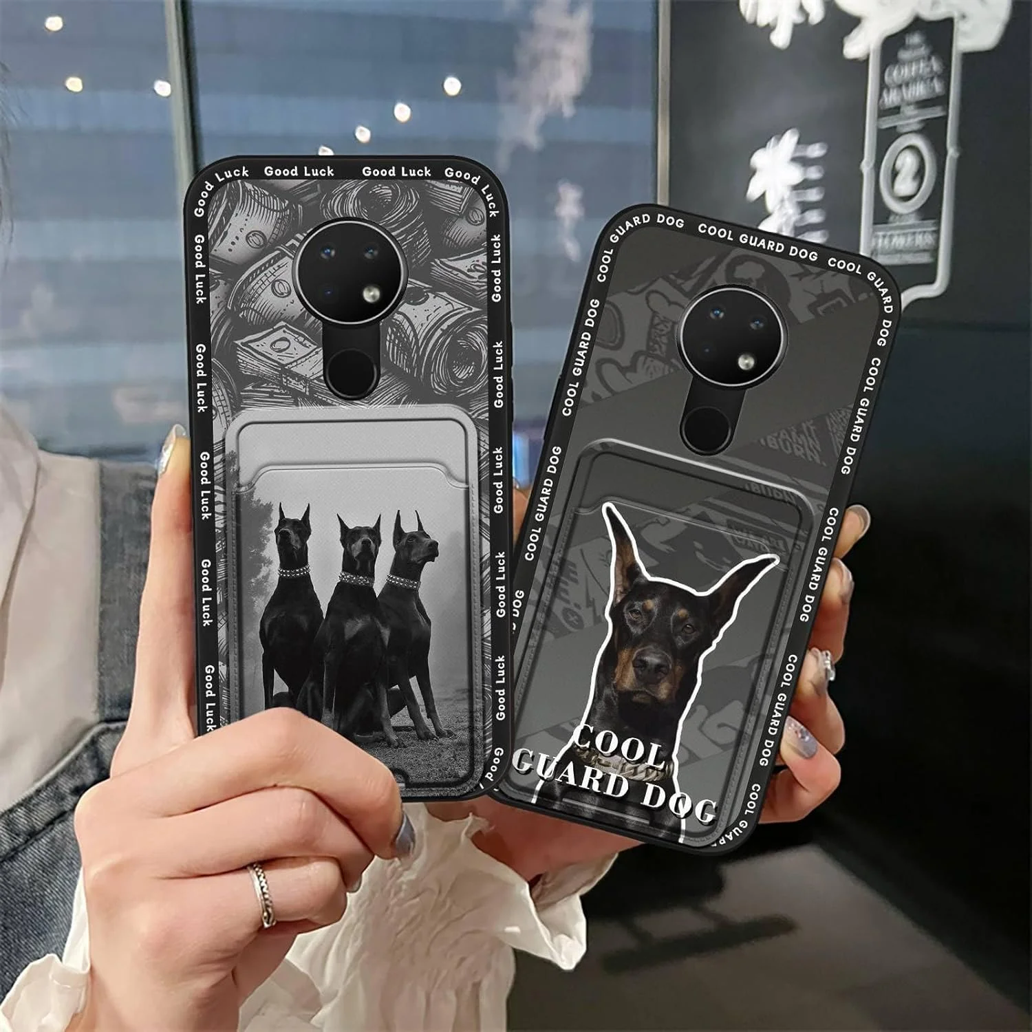 کاور گوشی Lulumi مناسب برای نوکیا 6.2/7.2، کاور طراحی فشن، محافظ گوشی TPU، کیف کارت بادوام و زیبا، کاور پشتی ضد ضربه، کیف گوشی موبایل، طرح گرافیکی