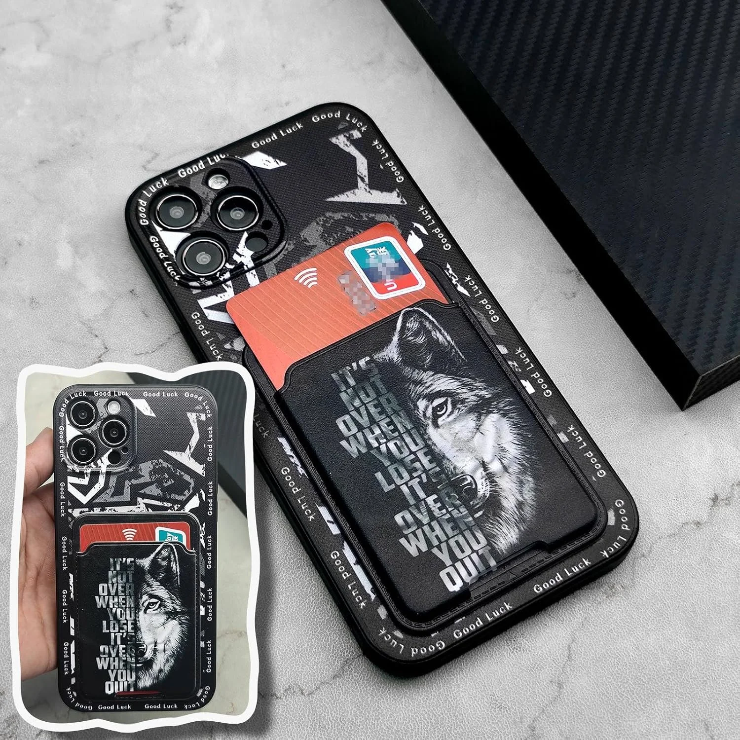 کاور گوشی Lulumi مناسب برای نوکیا 6.2/7.2، کاور طراحی فشن، محافظ گوشی TPU، کیف کارت بادوام و زیبا، کاور پشتی ضد ضربه، کیف گوشی موبایل، طرح گرافیکی