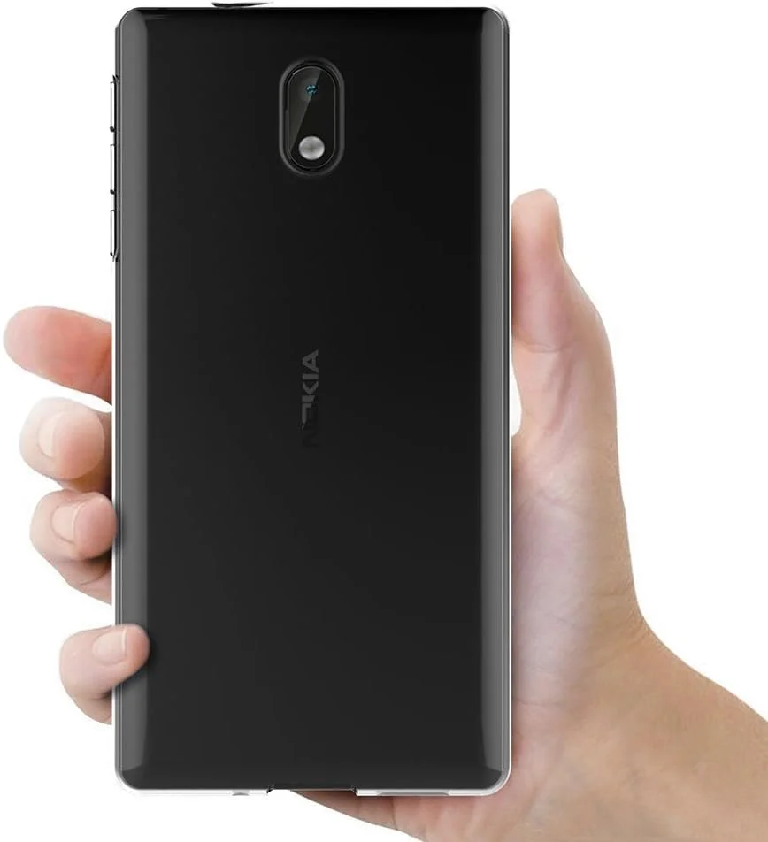 قاب محافظ ژله ای نرم مای جین برای نوکیا 3 (5 اینچ) با پوشش پشتی شفاف