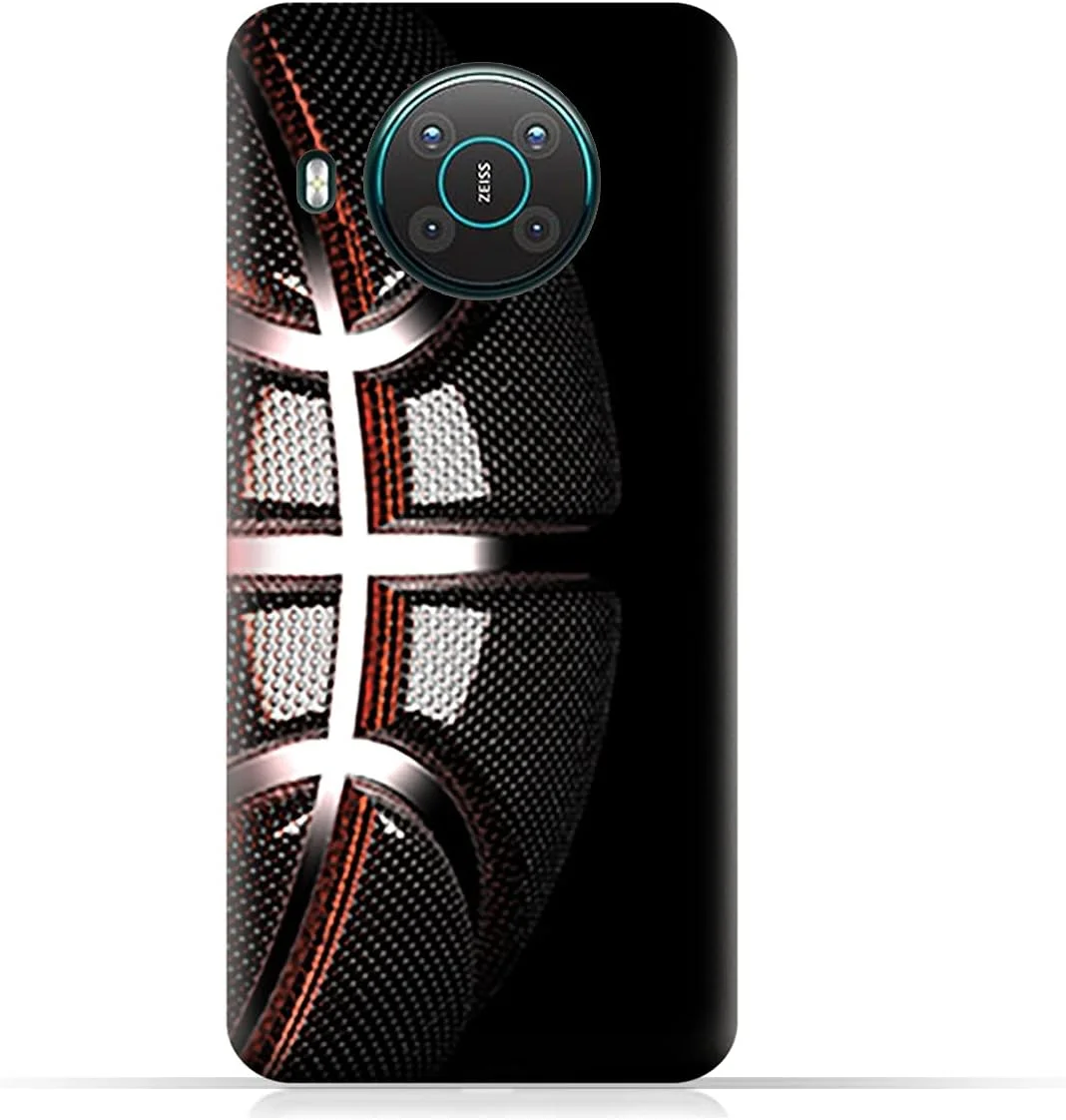 کاور محافظ گوشی موبایل نوکیا X20 ای ام سی دیزاین مدل TPU با طرح بافت بسکتبال