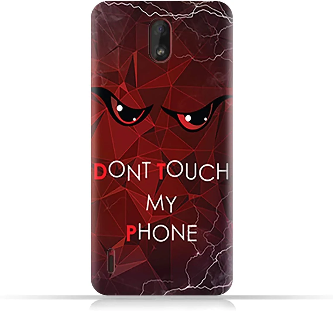 کاور محافظ گوشی موبایل نوکیا C1 ای ام سی دیزاین مدل TPU با طرح به گوشی من دست نزن