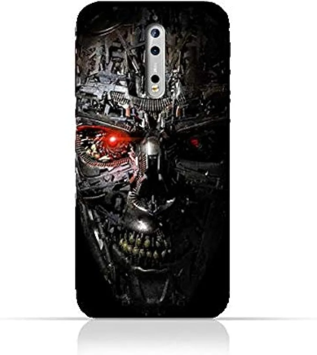 کاور سیلیکونی محافظ TPU نوکیا 8 با طرح ربات نابودگر