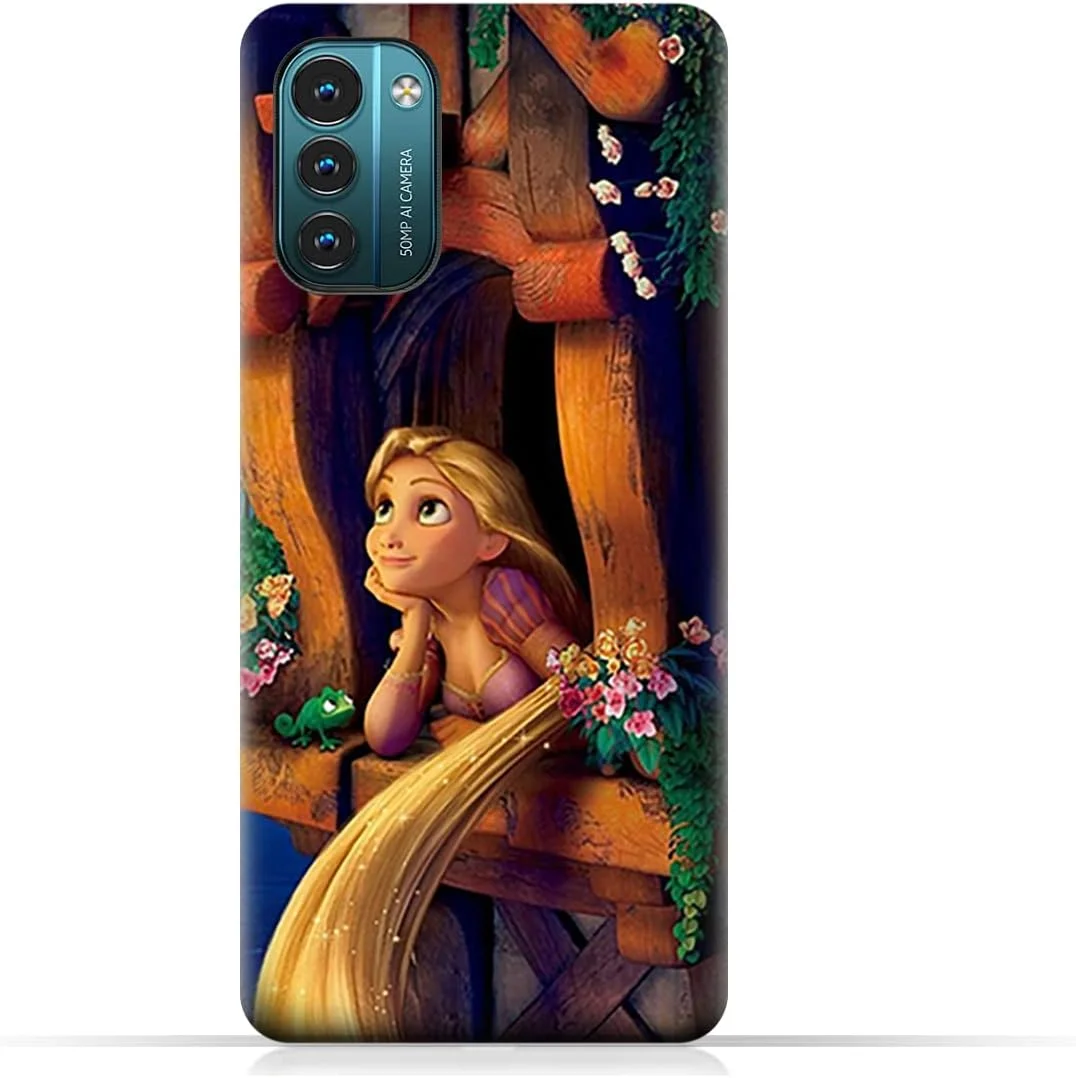 کاور محافظ پشتی TPU برای نوکیا G21 با طرح رَپونزل
