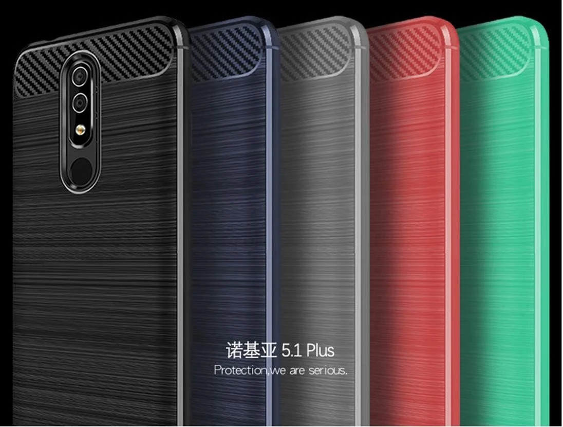 کاور محافظ گوشی نوکیا 5.1 پلاس، محافظ نرم و کامل، ضد خش و اثر انگشت، مقاوم در برابر خراش، مناسب برای گوشی موبایل نوکیا 5.1 پلاس