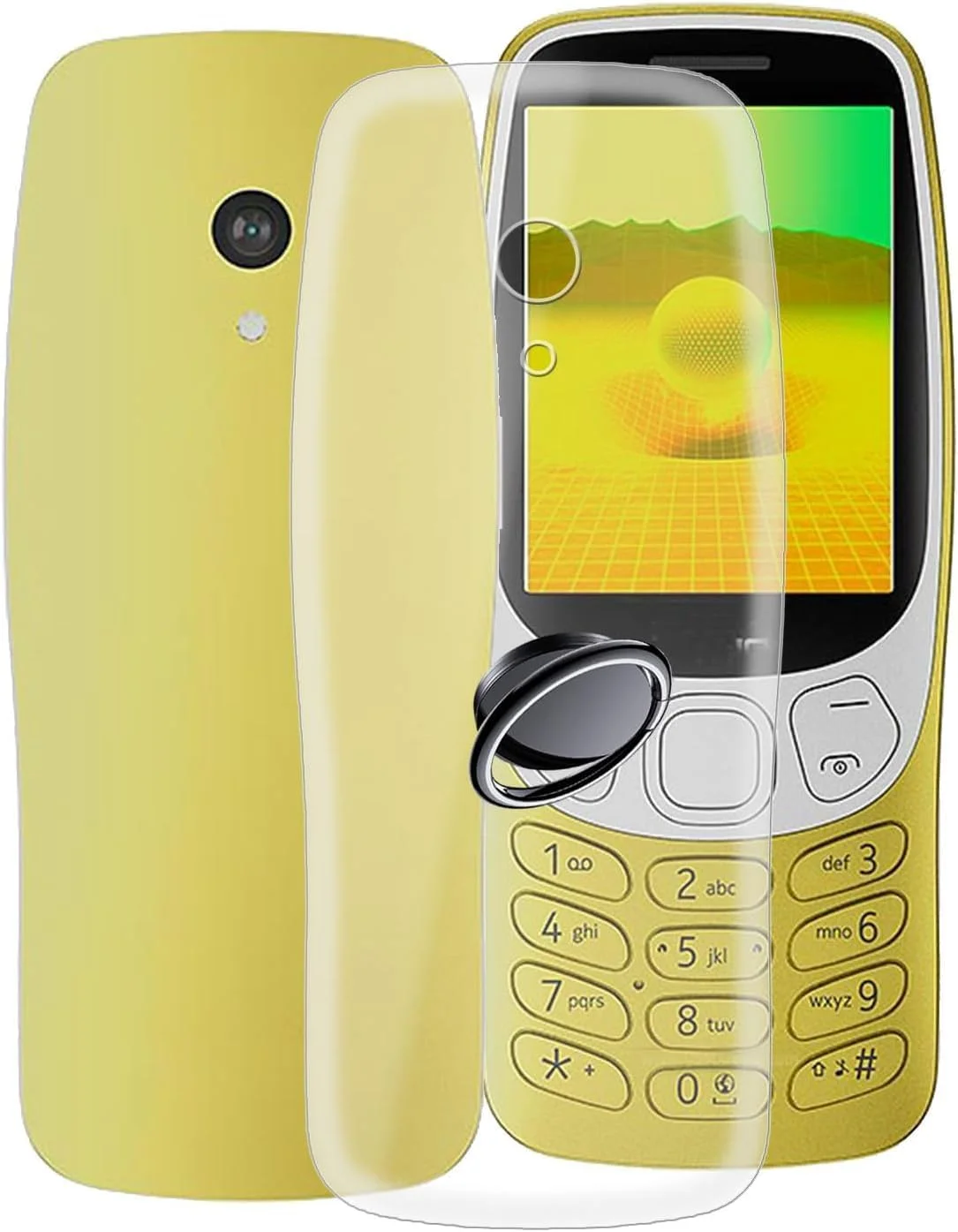 کاور محافظ ژله‌ای TPU نرم و باریک PIXFAB برای نوکیا 3210 4G (2024) - شفاف