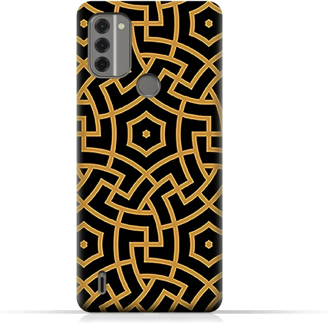 کاور محافظ گوشی موبایل نوکیا C31 مدل AMC Design TPU با طرح هنر سنتی مراکش