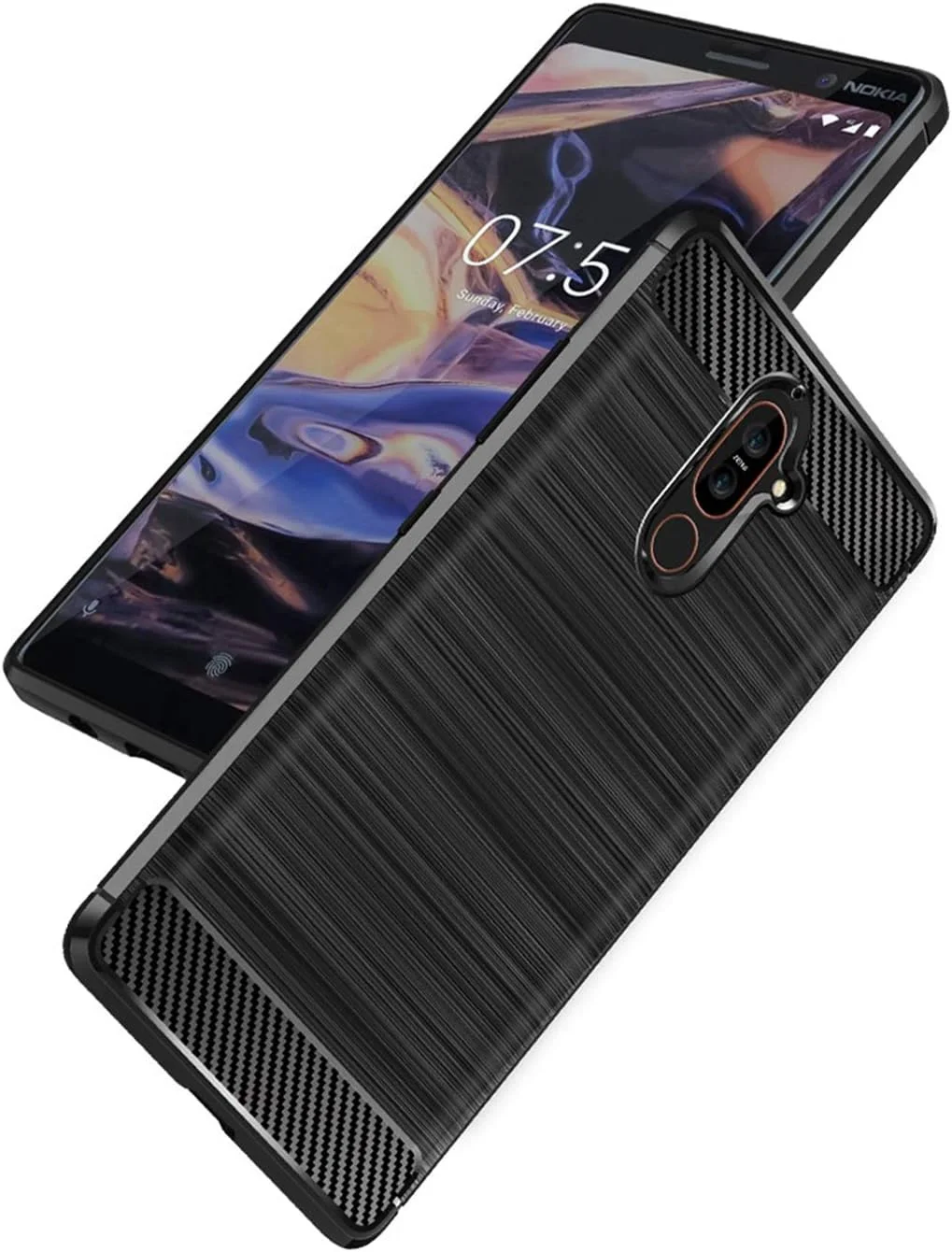 قاب گوشی نوکیا 7 پلاس، محافظ نرم و کامل، ضد خش و اثر انگشت + پوشش مقاوم در برابر خراش مناسب برای گوشی موبایل نوکیا 7 پلاس
