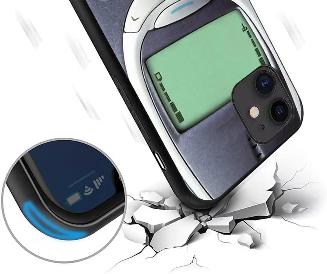 قاب گوشی آیفون 13 مینی، طرح کارتونی سه بعدی بامزه و فانتزی، سیلیکونی نرم، شیک و با طراحی نوکیا، مناسب برای خانم های با سلیقه و آقایان مدرن (نوکیا)