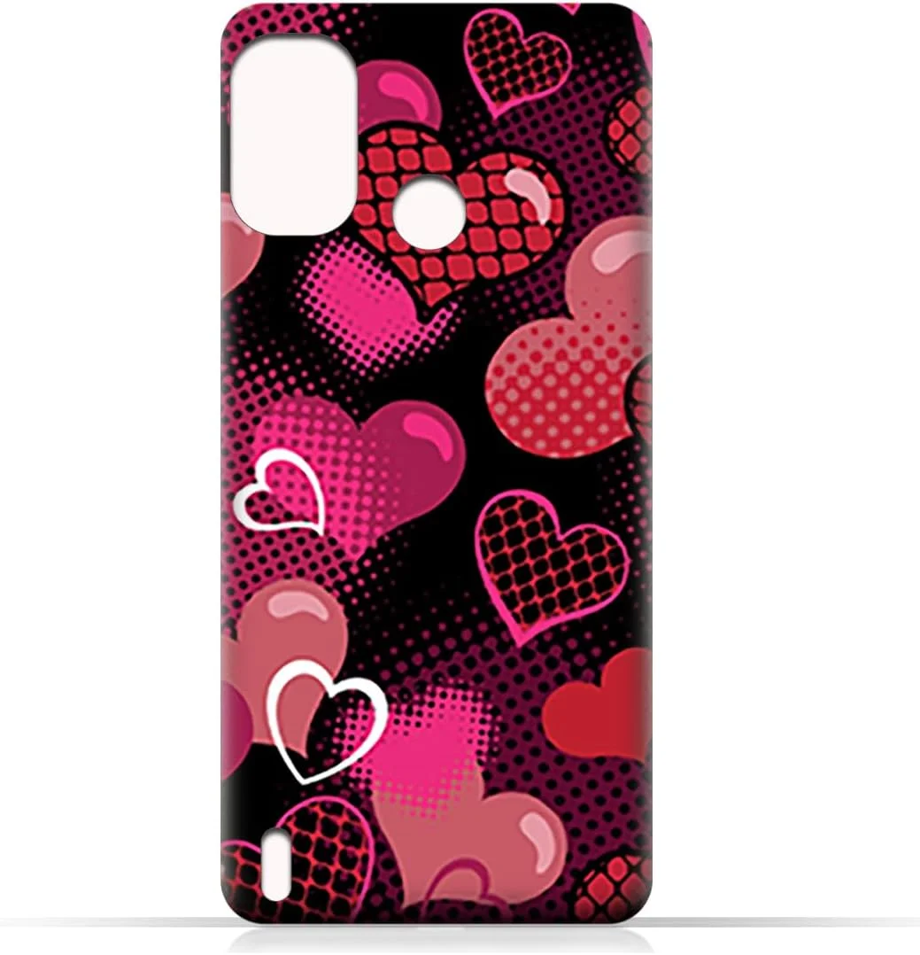 کاور محافظ گوشی موبایل AMC Design TPU سازگار با مدل نوکیا G11 Plus با طرح قلب های ولنتاین