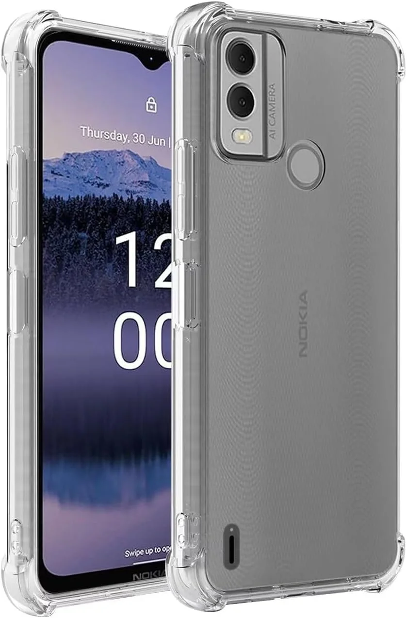 کاور گوشی نوکیا G11 پلاس، کاور زیبا برای نوکیا G11 پلاس، کاور محافظ سیلیکونی ژله ای نرم و شفاف