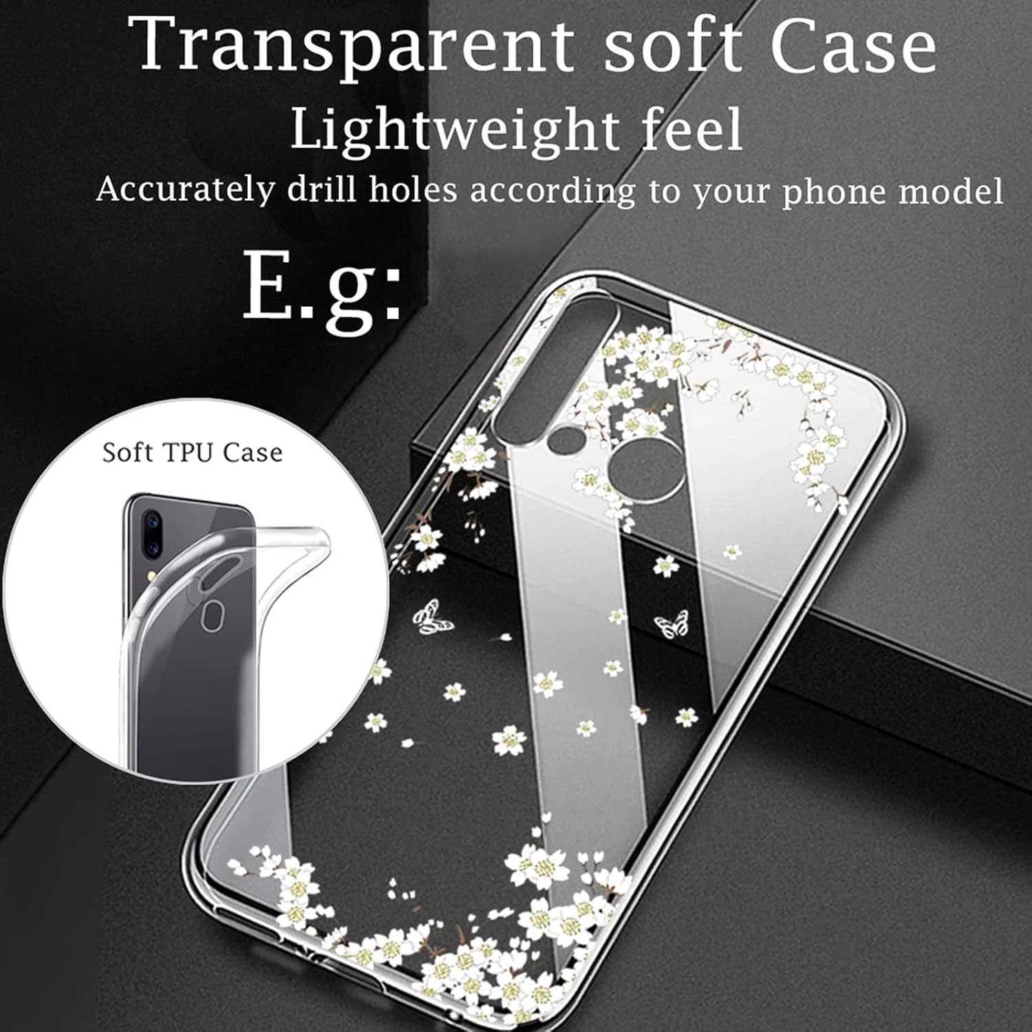 قاب گوشی DYSu WM91 برای نوکیا XR20، یک عدد محافظ صفحه نمایش شیشه ای حرارت دیده، کاور محافظ سیلیکونی TPU شفاف جداشدنی ضد ضربه برای نوکیا XR20 (6.67 اینچ)