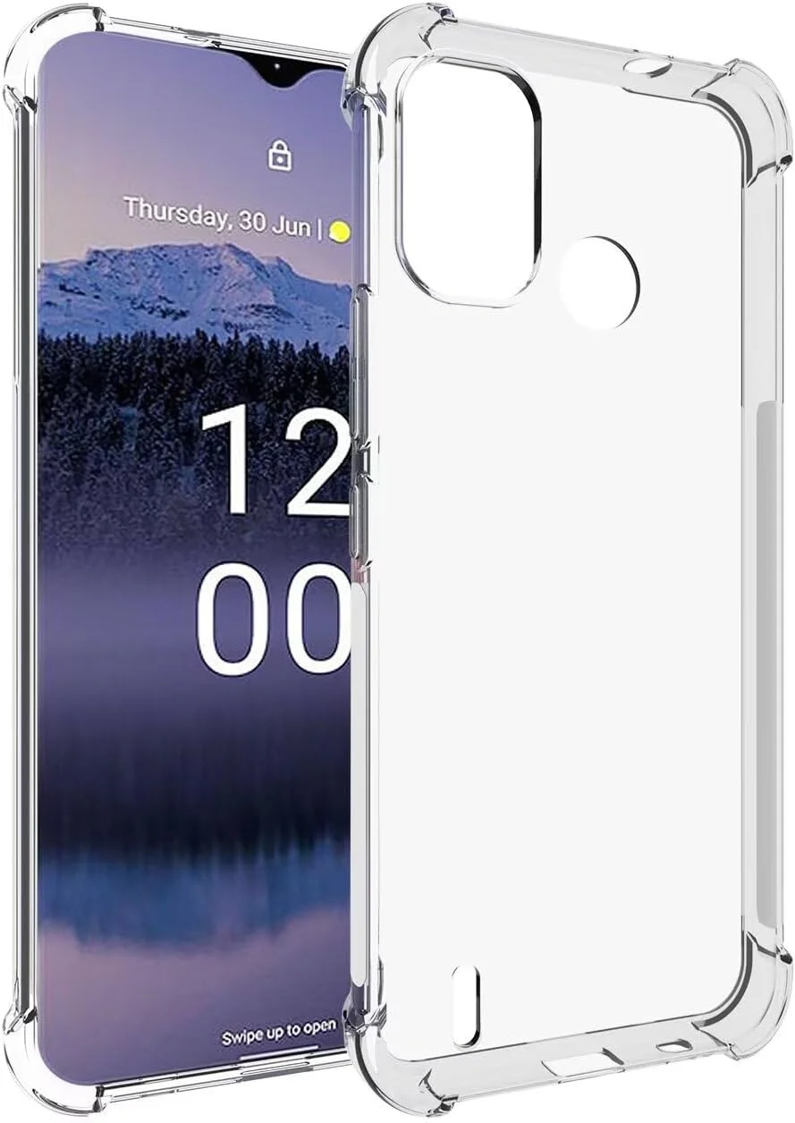 کاور گوشی نوکیا G11 پلاس، کاور زیبا برای نوکیا G11 پلاس، کاور محافظ سیلیکونی ژله ای نرم و شفاف