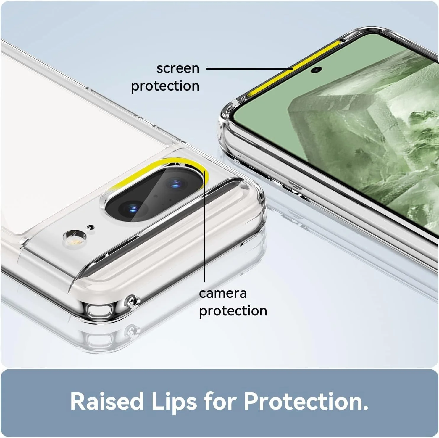 کاور ژله ای نازک و نرم سیلیکونی مدل KP TECHNOLOGY مناسب برای گوشی گوگل Pixel 8 (شفاف)