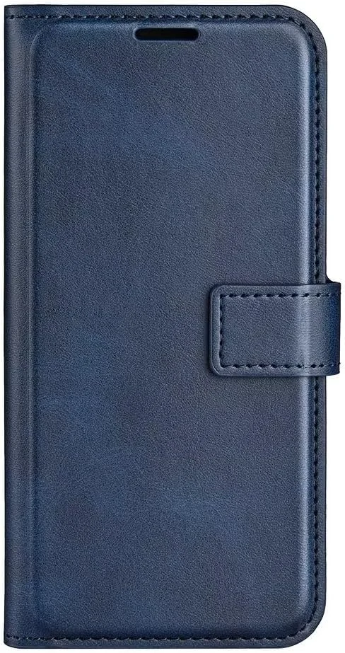 کاور گوشی نوکیا G310، دارای جای کارت، پایه نگهدارنده، TPU + چرم PU، کاور تاشو برای نوکیا G310 (آبی)