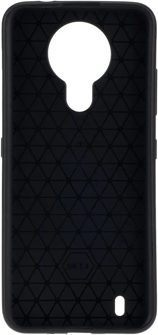 کاور محافظ نازک TPU برای نوکیا 1.4، با محافظت از دوربین، ضد خش، باریک و انعطاف پذیر، با طراحی چرمی در پشت گوشی مناسب برای نوکیا 1.4