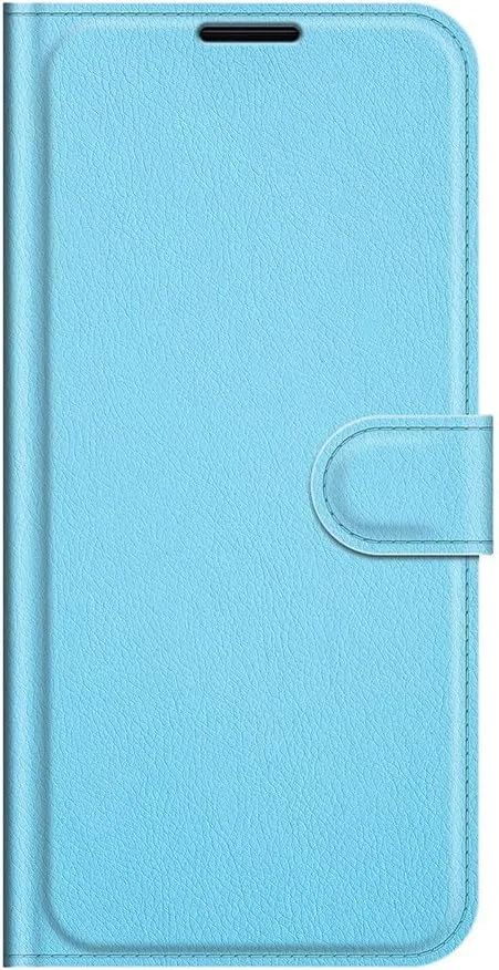 کاور گوشی نوکیا XR21، دارای جای کارت، پایه نگهدارنده، TPU + چرم PU، کاور محافظ تاشو برای نوکیا XR21 (آبی)