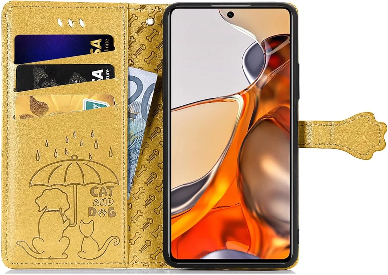 کاور گوشی RanTuo برای نوکیا G10، دارای جای کارت، پایه نگهدارنده، TPU + چرم PU، کاور محافظ تاشو برای نوکیا G10. (زرد) کاور گوشی RanTuo برای نوکیا G10، دارای جای کارت، پایه نگهدارنده، TPU + چرم PU، کاور محافظ تاشو برای نوکیا G10. (زرد)