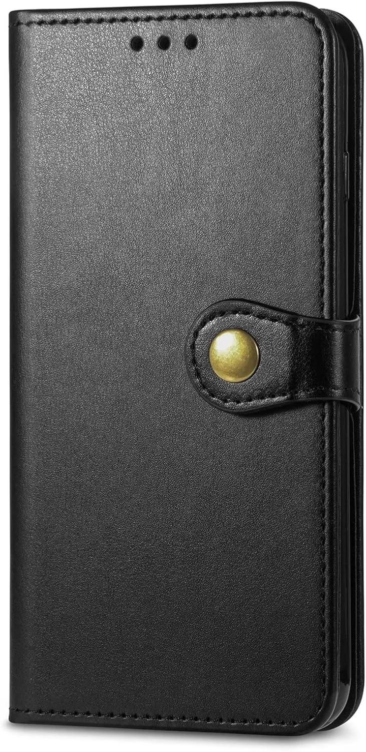 کاور گوشی نوکیا G20، دارای جای کارت، پایه نگهدارنده، TPU + چرم PU، کاور محافظ تاشو برای نوکیا G20. (مشکی)