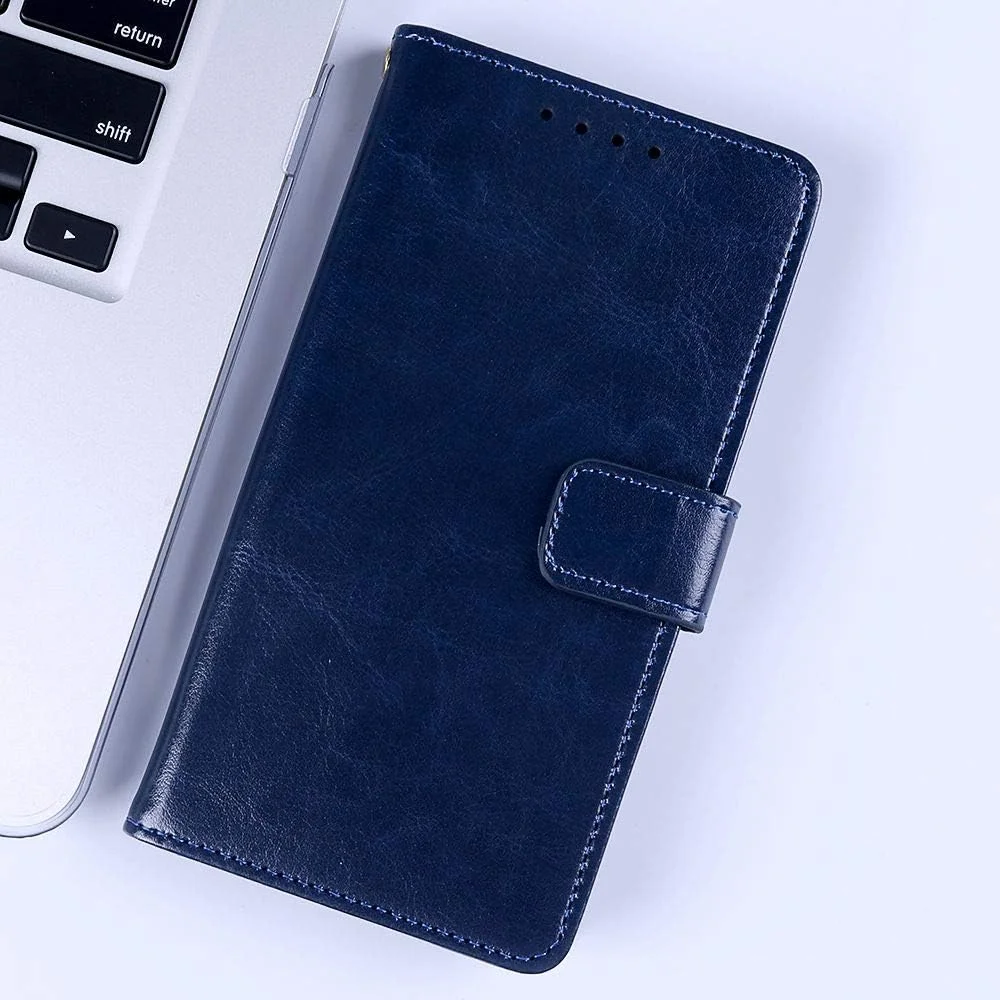 کاور گوشی نوکیا 2.1، کیف پول چرمی نرم با جای کارت، پایه نگهدارنده و قفل مغناطیسی، کاور چرمی نوکیا 2.1