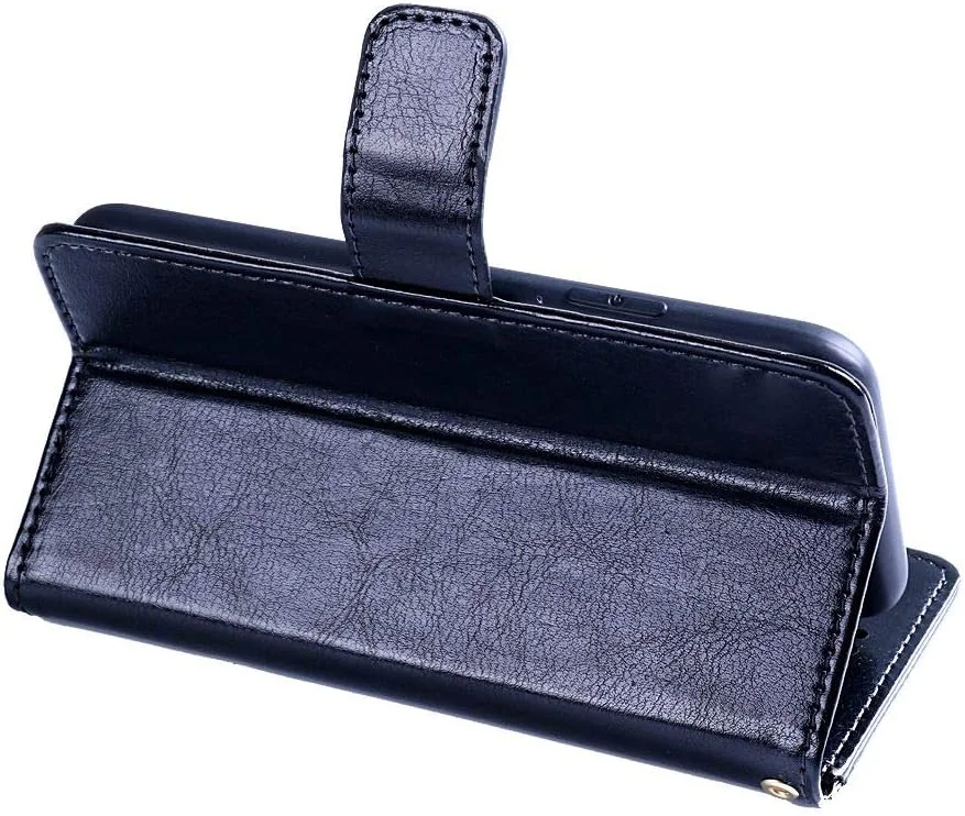 کاور گوشی برای نوکیا 5، کیف پول چرمی نرم با جای کارت، پایه نگهدارنده و بست مغناطیسی، کاور چرمی نوکیا 5