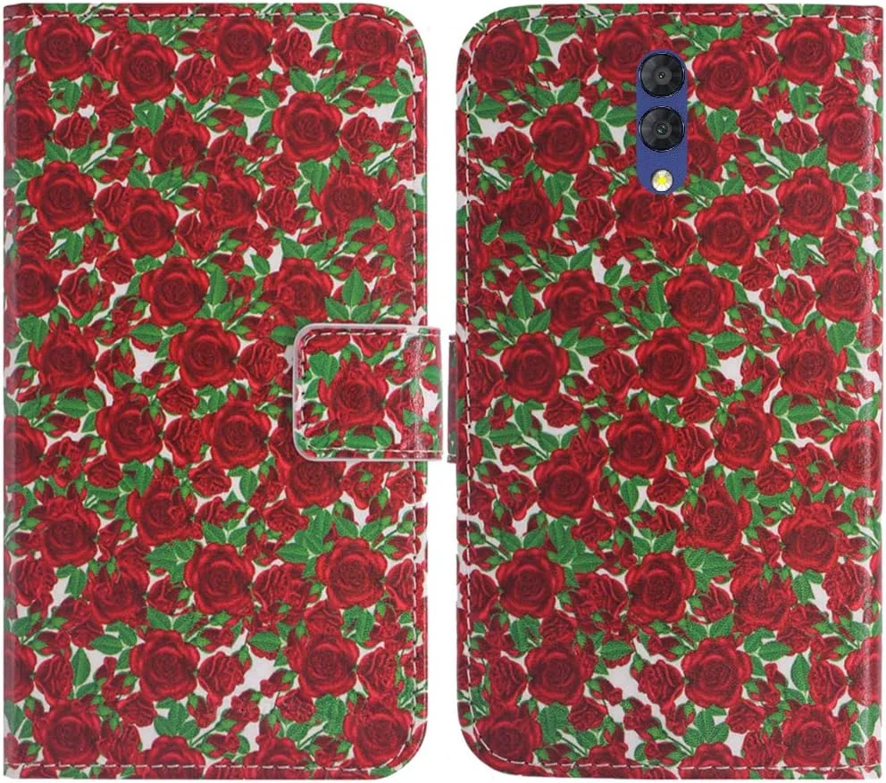 کیف چرمی محافظ گوشی نوکیا 2.3 با طرح گل رزا، استند تاشو و جنس سیلیکون TPU کیف چرمی محافظ گوشی نوکیا 2.3 با طرح گل رزا، استند تاشو و جنس سیلیکون TPU