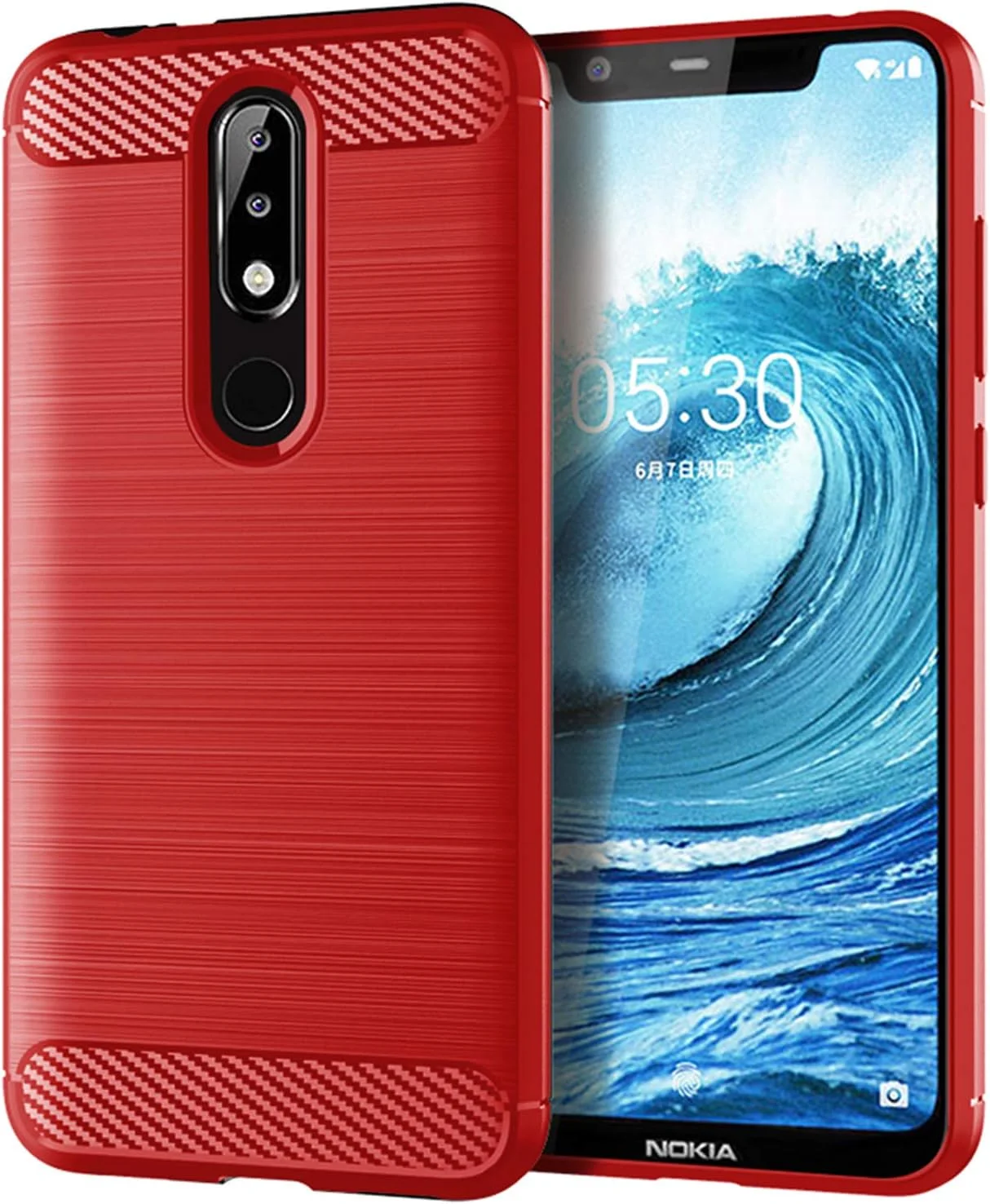 قاب گوشی نوکیا X5، محافظ نرم و کامل ضد خش و اثر انگشت + پوشش مقاوم در برابر خراش مناسب برای گوشی موبایل نوکیا X5