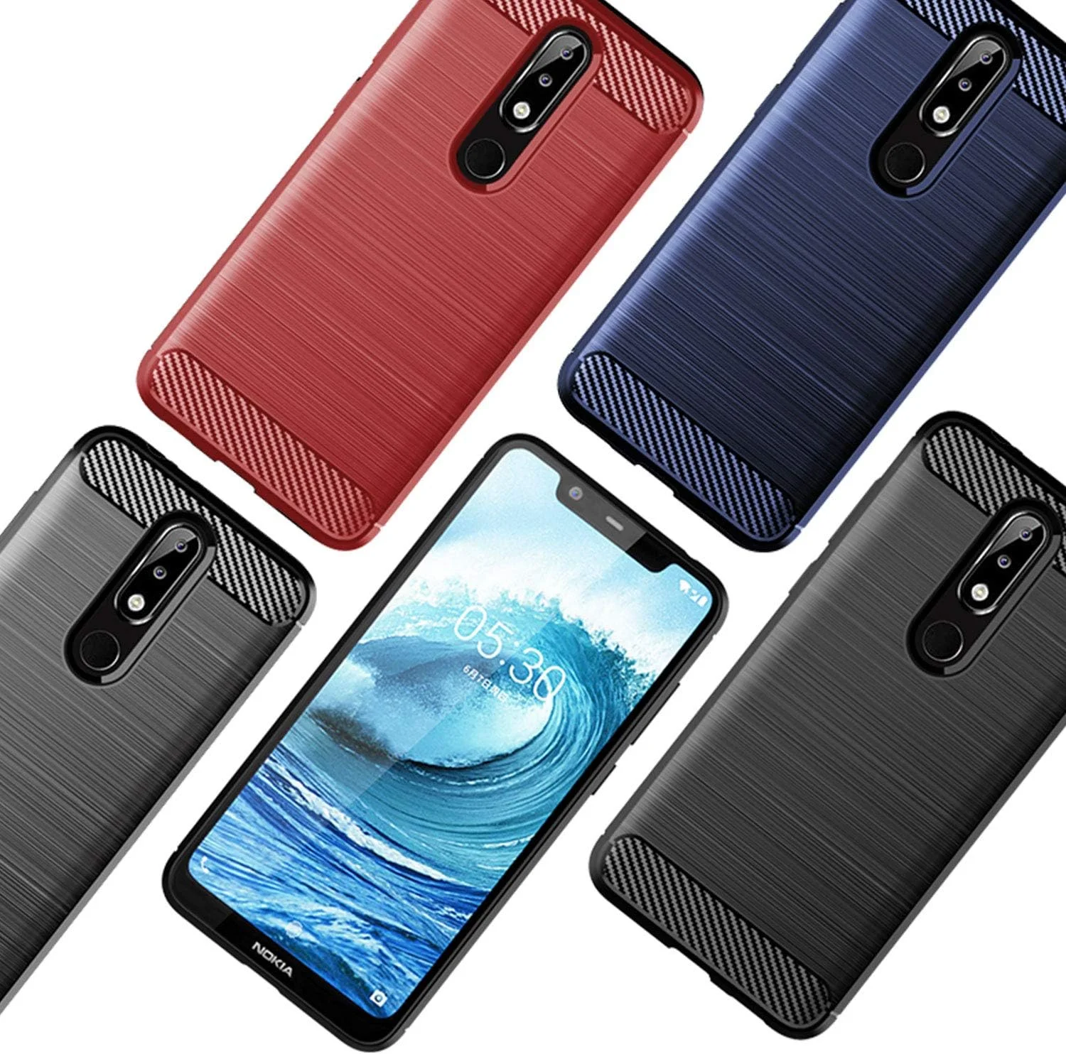 قاب گوشی نوکیا X5، محافظ نرم و کامل ضد خش و اثر انگشت + پوشش مقاوم در برابر خراش مناسب برای گوشی موبایل نوکیا X5