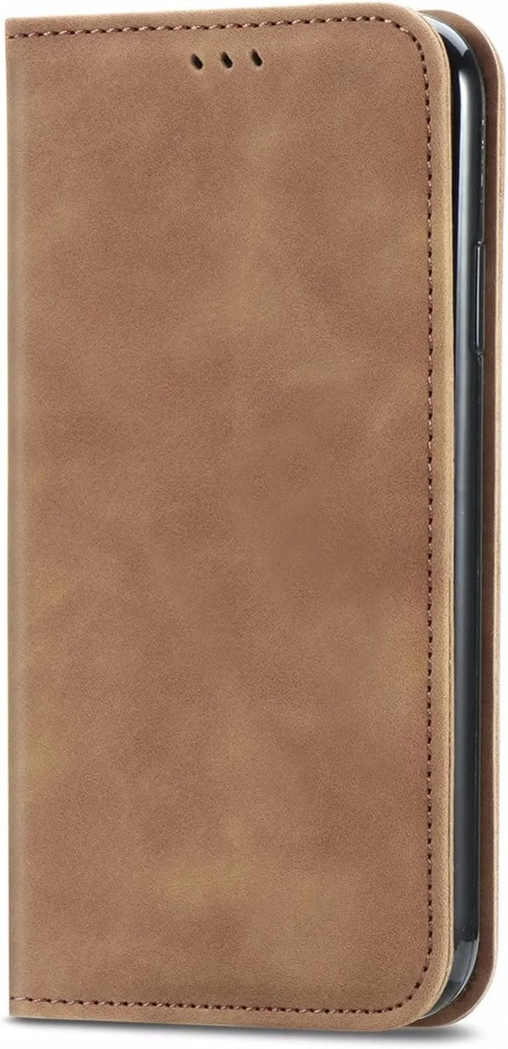 کاور گوشی نوکیا G11، دارای جای کارت، پایه نگهدارنده، TPU + چرم PU، کاور محافظ تاشو برای نوکیا G11. (قهوه ای)